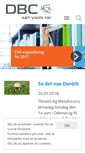 Mobile Screenshot of dbc.dk
